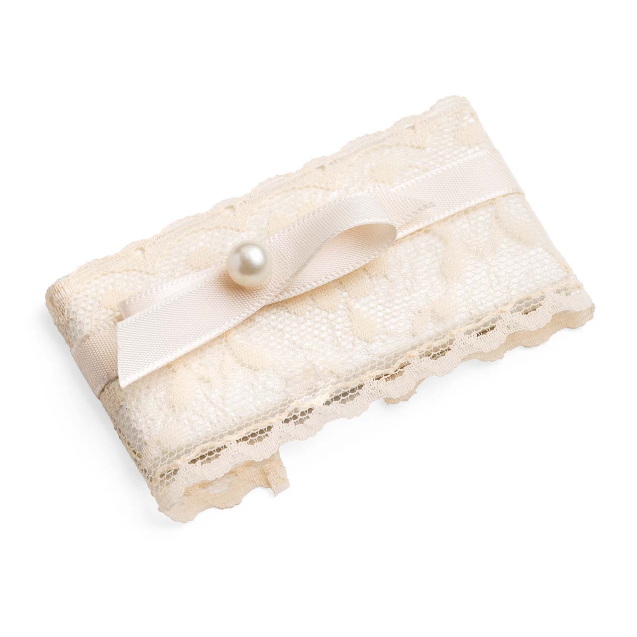 legance in Lace and Pearl Decorated Chocolate Bar